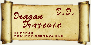 Dragan Dražević vizit kartica